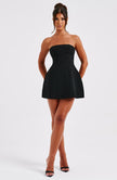 Starry Night Mini Dress - Black