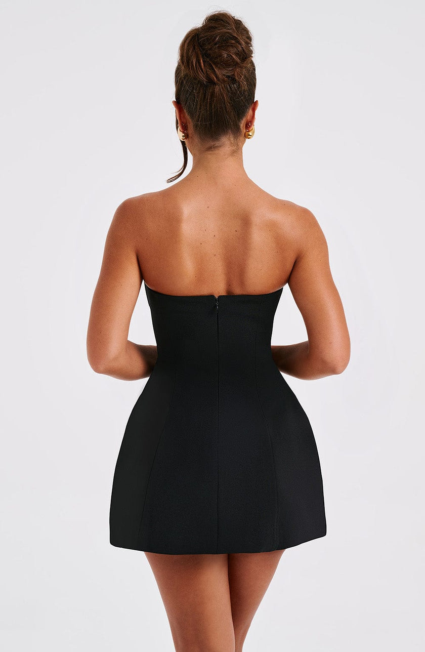 Starry Night Mini Dress - Black