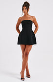 Starry Night Mini Dress - Black