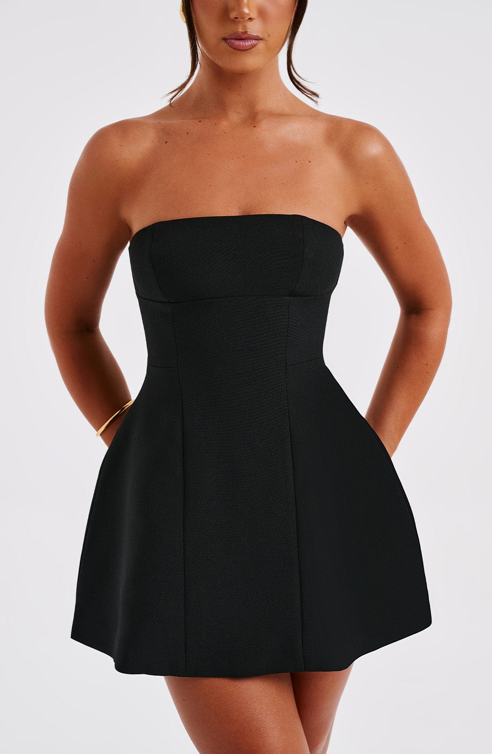 Starry Night Mini Dress - Black