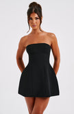 Starry Night Mini Dress - Black