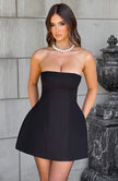 Starry Night Mini Dress - Black