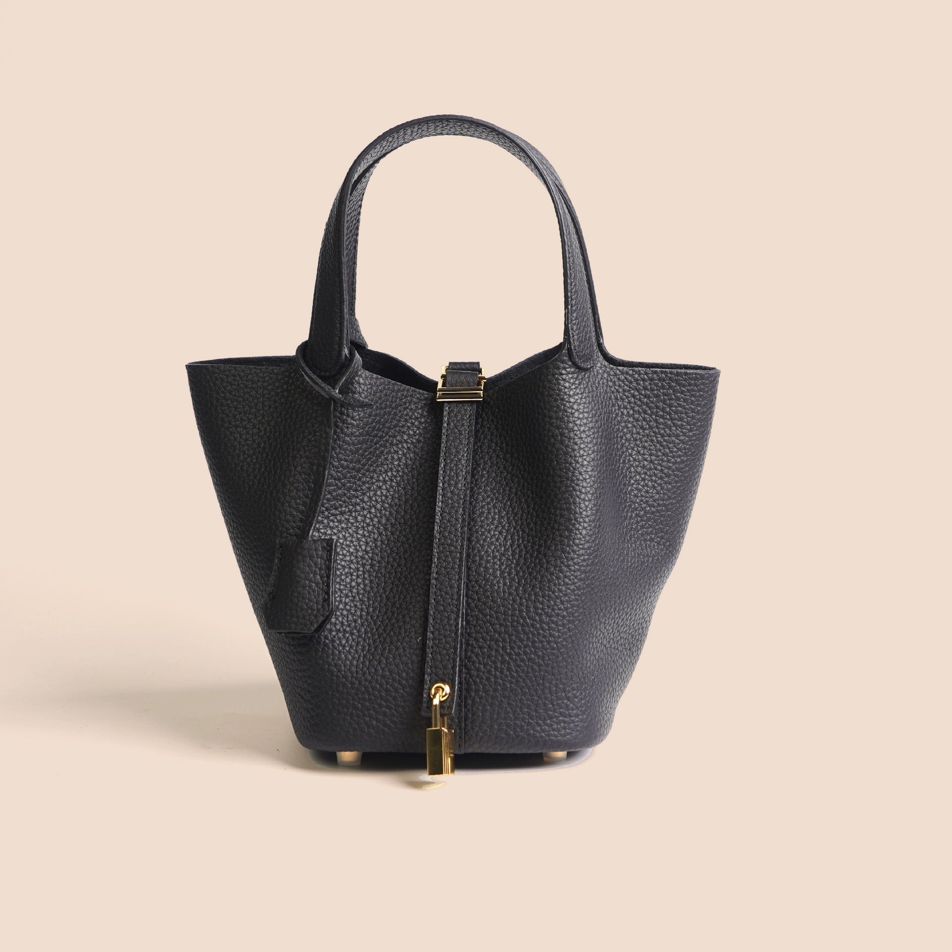 Etoupe Luxe Lock Tote