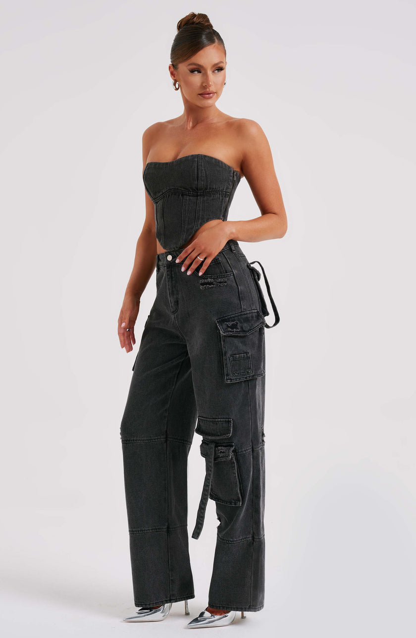 Shadow Veil Cargo Pant-Black