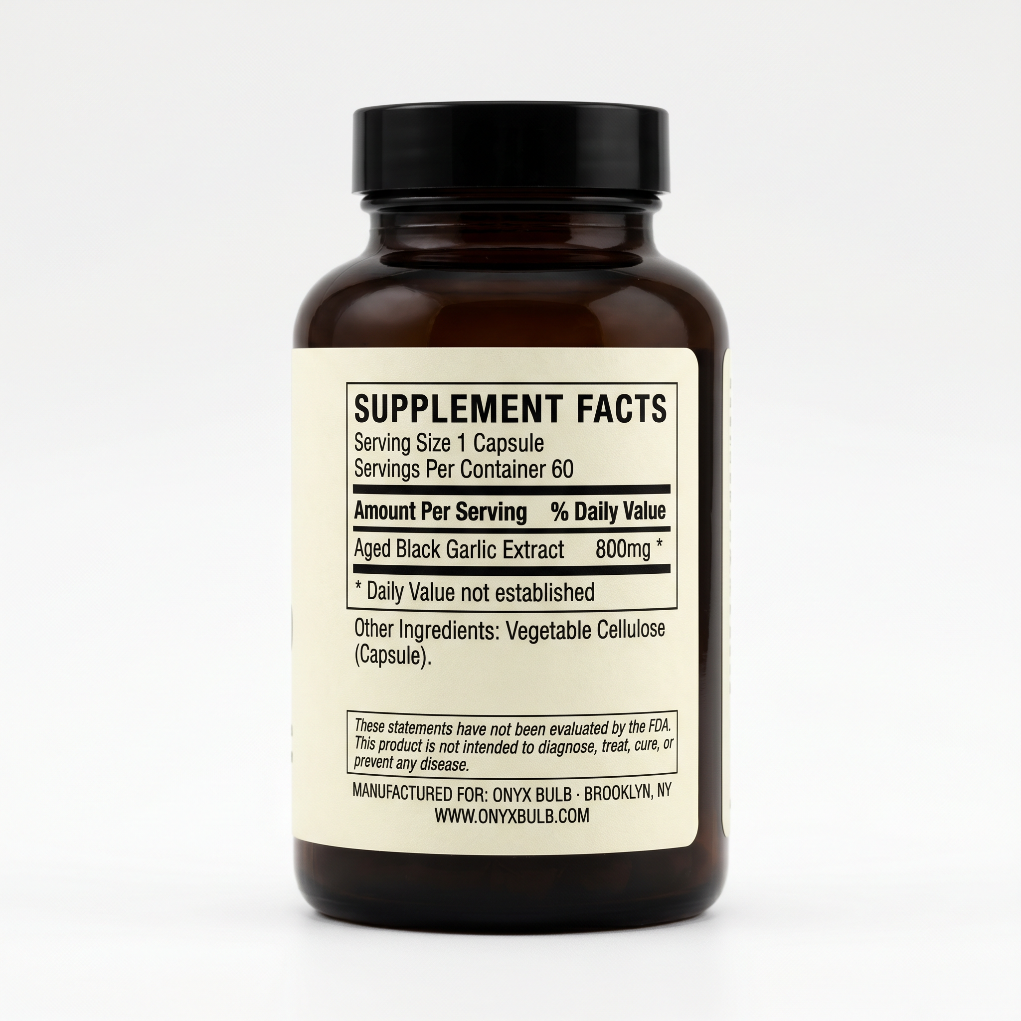 Daily Capsules — 60 ct — nutrition facts label