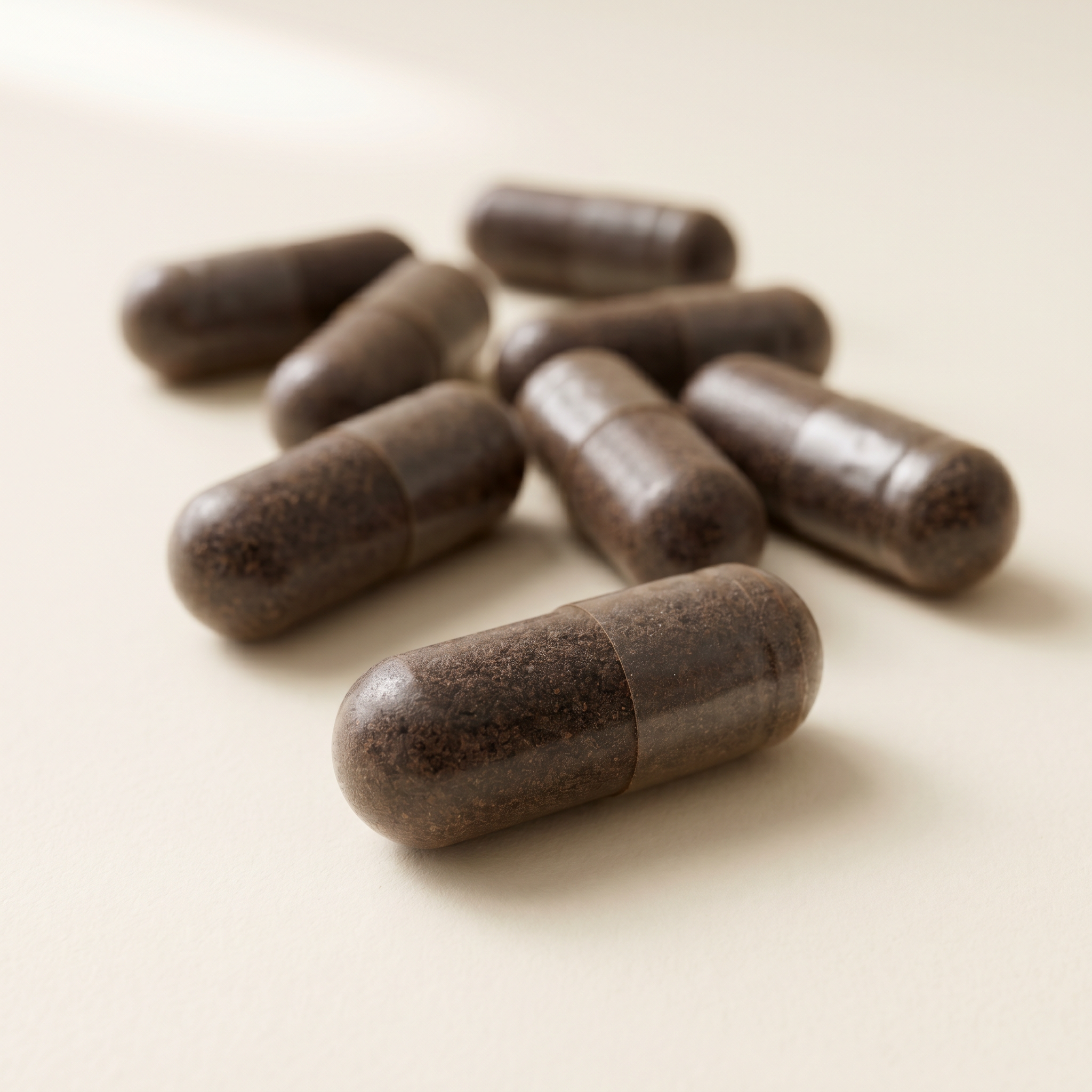 Daily Capsules — 60 ct — product texture close-up