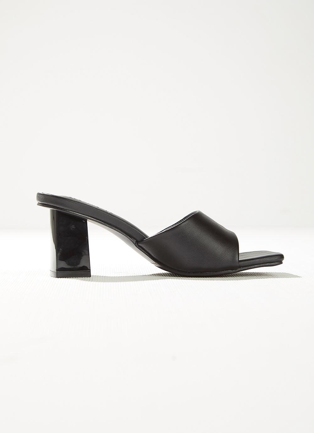 Daisy Mule Heel - Black