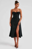 Delilah Midi Dress - Black