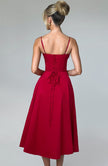 Delilah Midi Dress - Red