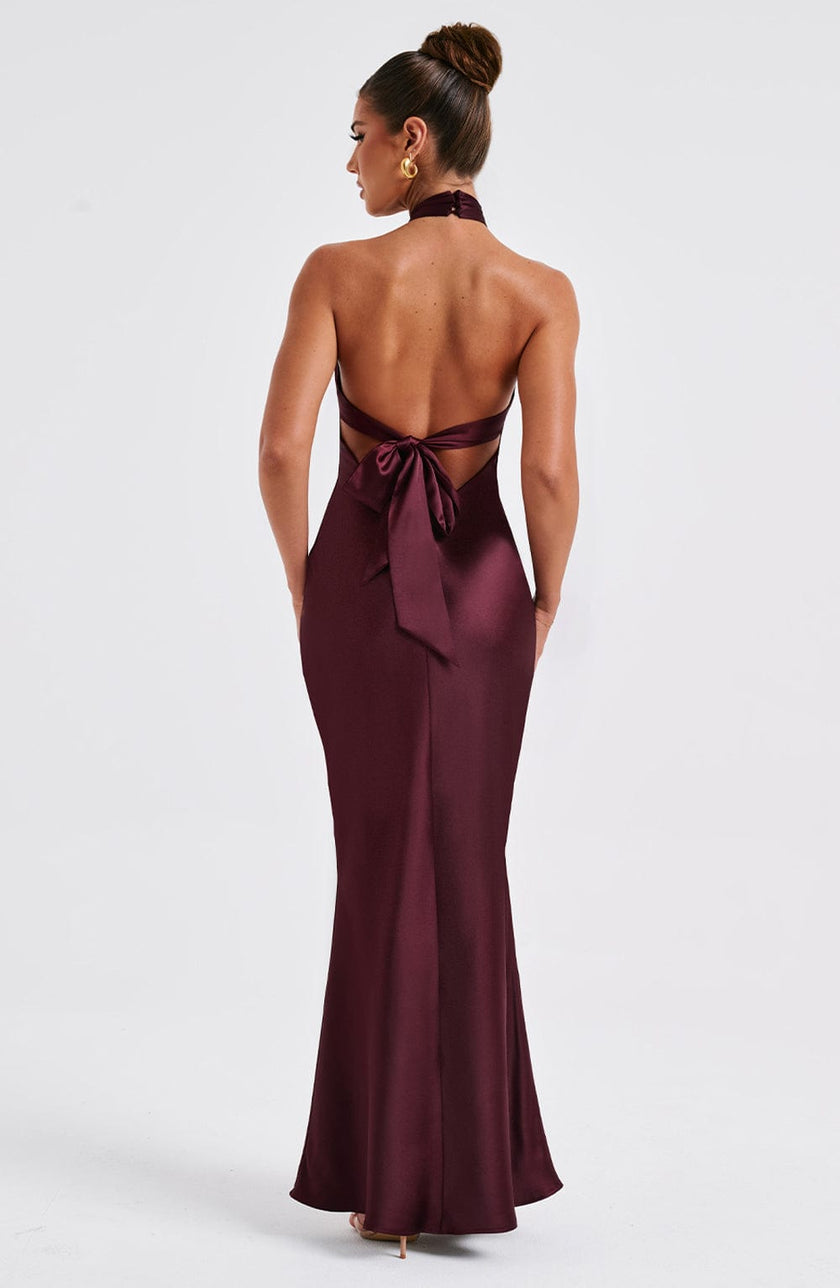 Diana Maxi Dress - Burgundy