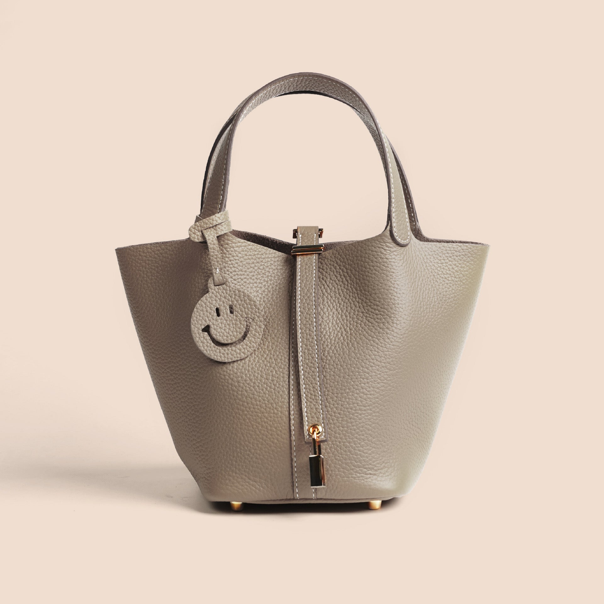 Etoupe Luxe Lock Tote