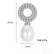 Freshwater Sterling Silver Pearl Stud Earrings Adeline