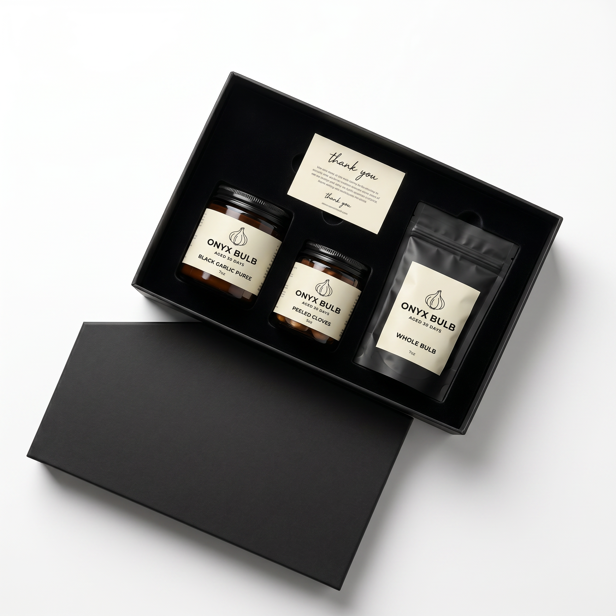 The Trio — Gift Box — nutrition facts label