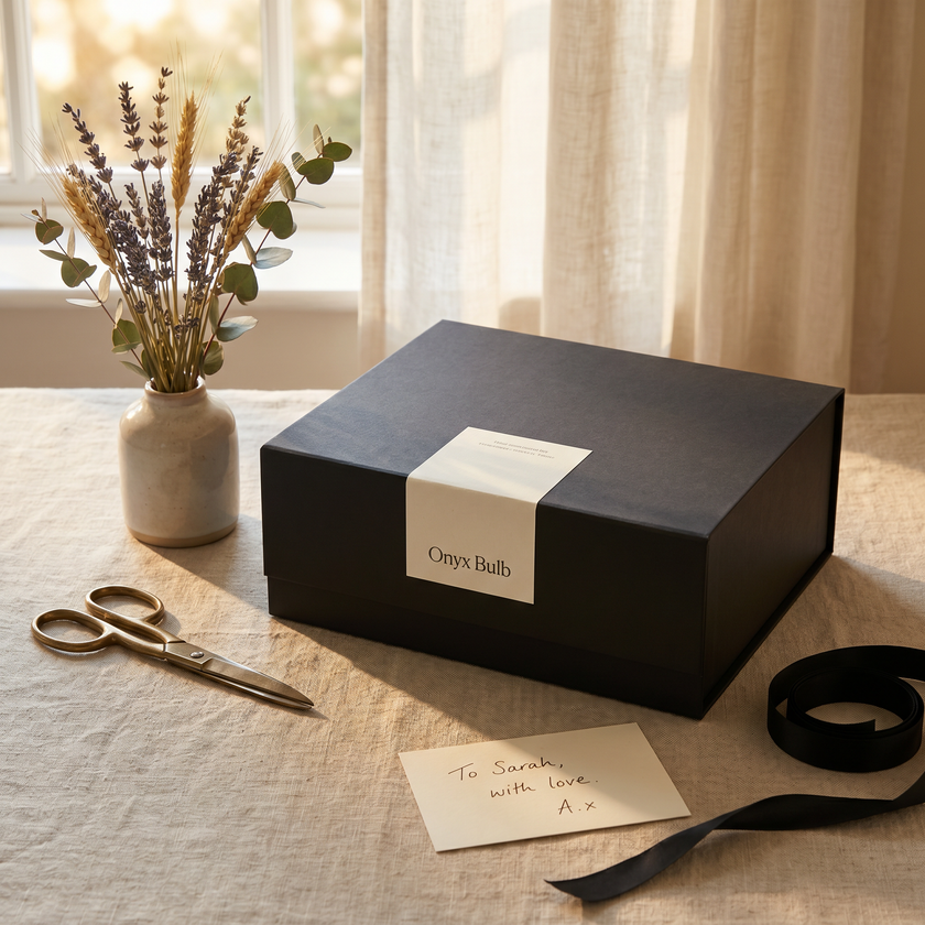 The Trio — Gift Box — in use