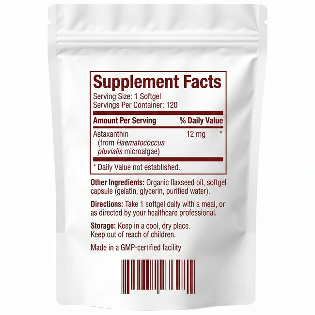 Supplement Facts - back