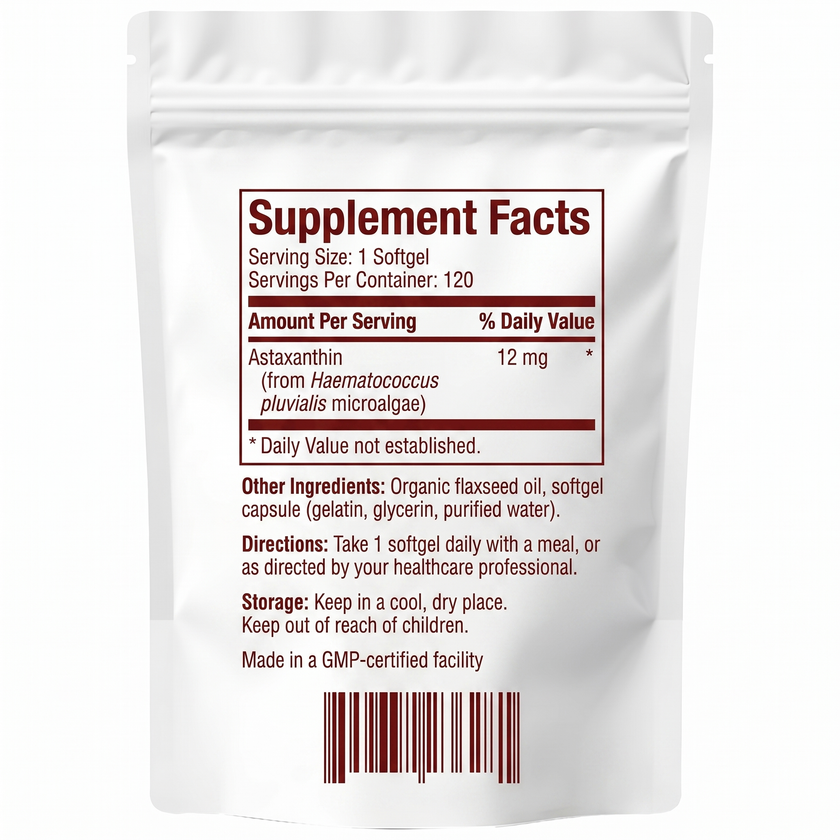 Supplement Facts - back