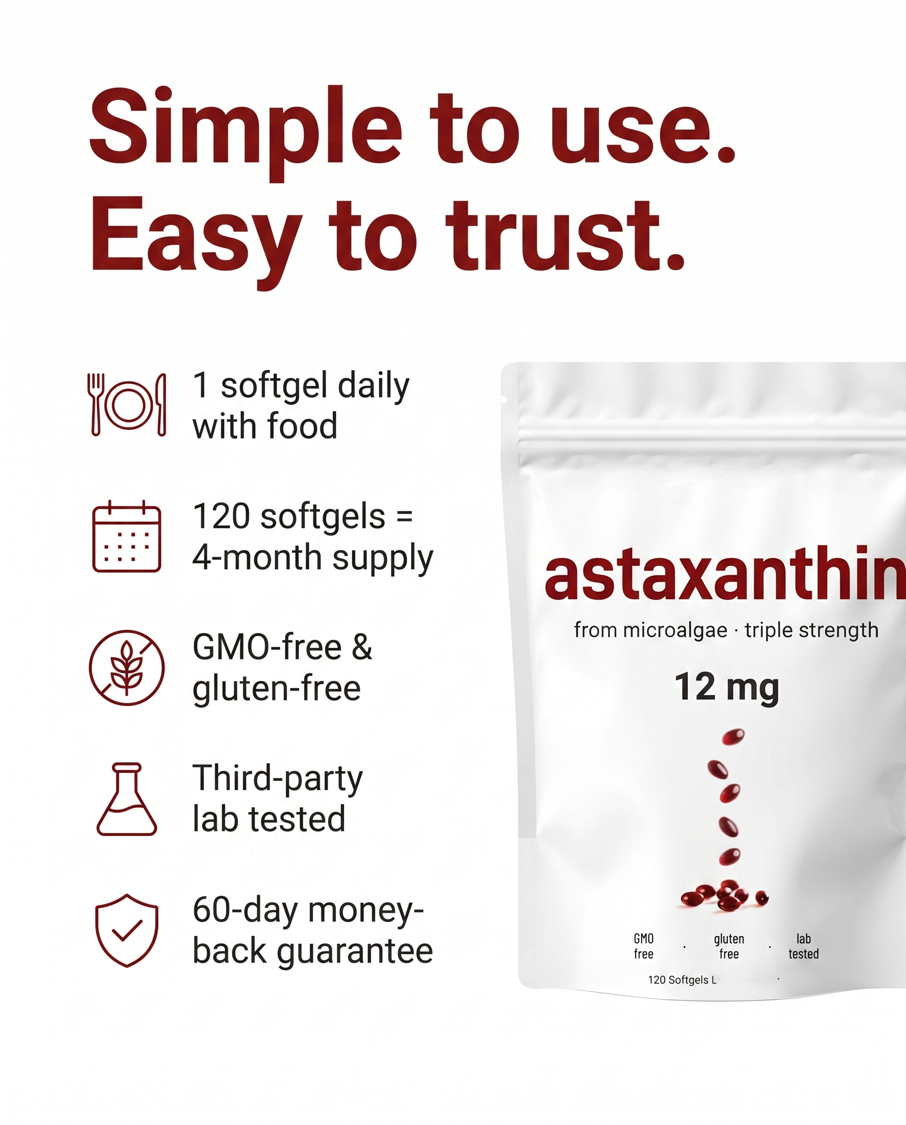 Simple to use trust card