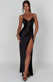Ruby Radiance Maxi Dress-Black