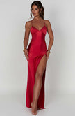 Ruby Radiance Maxi Dress-Red
