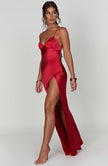 Ruby Radiance Maxi Dress-Red