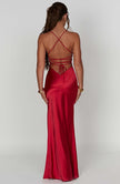 Ruby Radiance Maxi Dress-Red