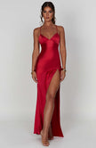 Ruby Radiance Maxi Dress-Red