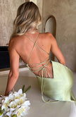 Ruby Radiance Maxi Dress - Sage