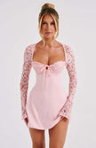 Twilight Temptation Mini Dress - Blush