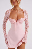Twilight Temptation Mini Dress - Blush