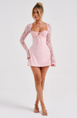 Twilight Temptation Mini Dress - Blush