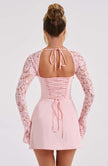 Twilight Temptation Mini Dress - Blush
