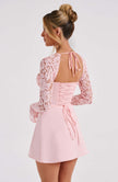 Twilight Temptation Mini Dress - Blush