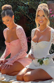 Twilight Temptation Mini Dress - Blush