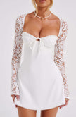 Twilight Temptation Mini Dress- Ivory