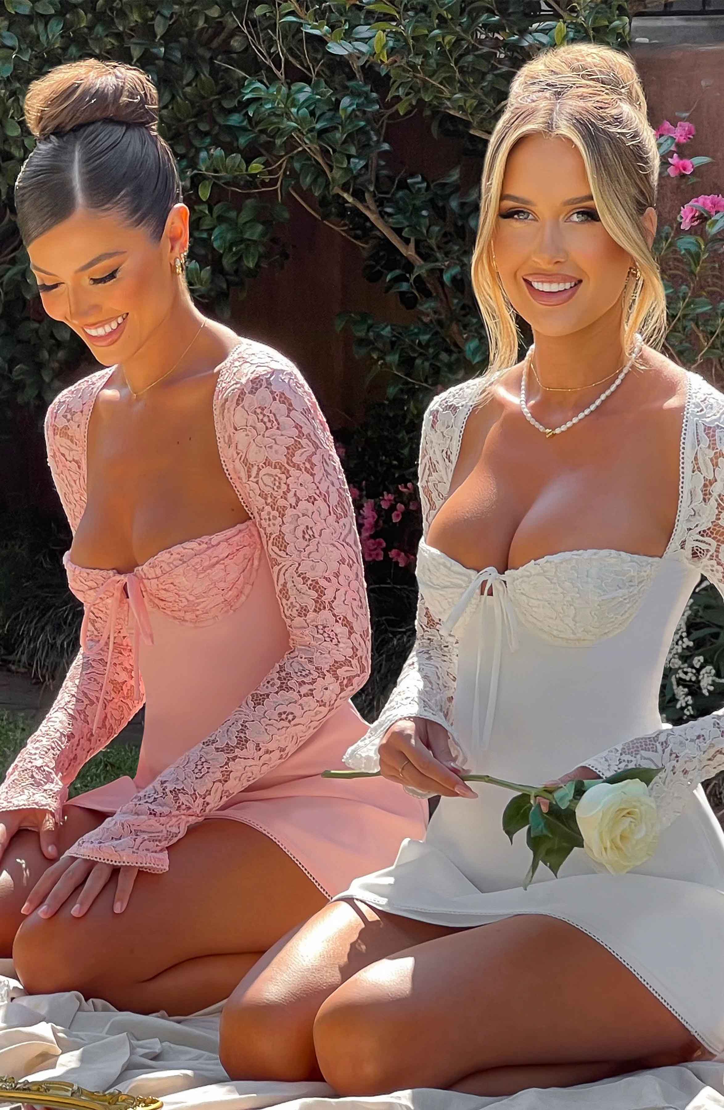 Twilight Temptation Mini Dress- Ivory