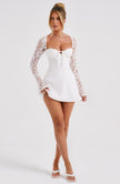 Twilight Temptation Mini Dress- Ivory