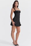 Wrap Charm Dress - Black