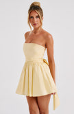 Melinda Mini Dress - Lemon