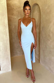 Kiara Midi Dress - Light Blue