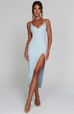Kiara Midi Dress - Light Blue