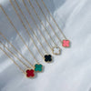 Colour Clover Diamond Pendant Necklace
