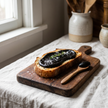 Black Garlic Puree — 7 oz — in use