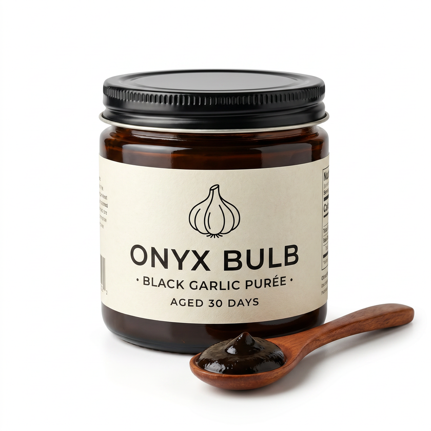 Black Garlic Puree — 7 oz — alternate angle