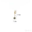 Retro 14K Gold Plated Sterling Silver Freshwater Pearl Hoop Earrings Lainey