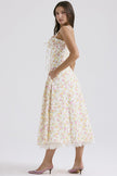 Rosalia Midi Sundress - Ivory Meadow