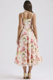 Rosalia Midi Sundress - Pink Peony
