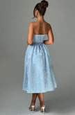 Sienna Midi Dress- Blue