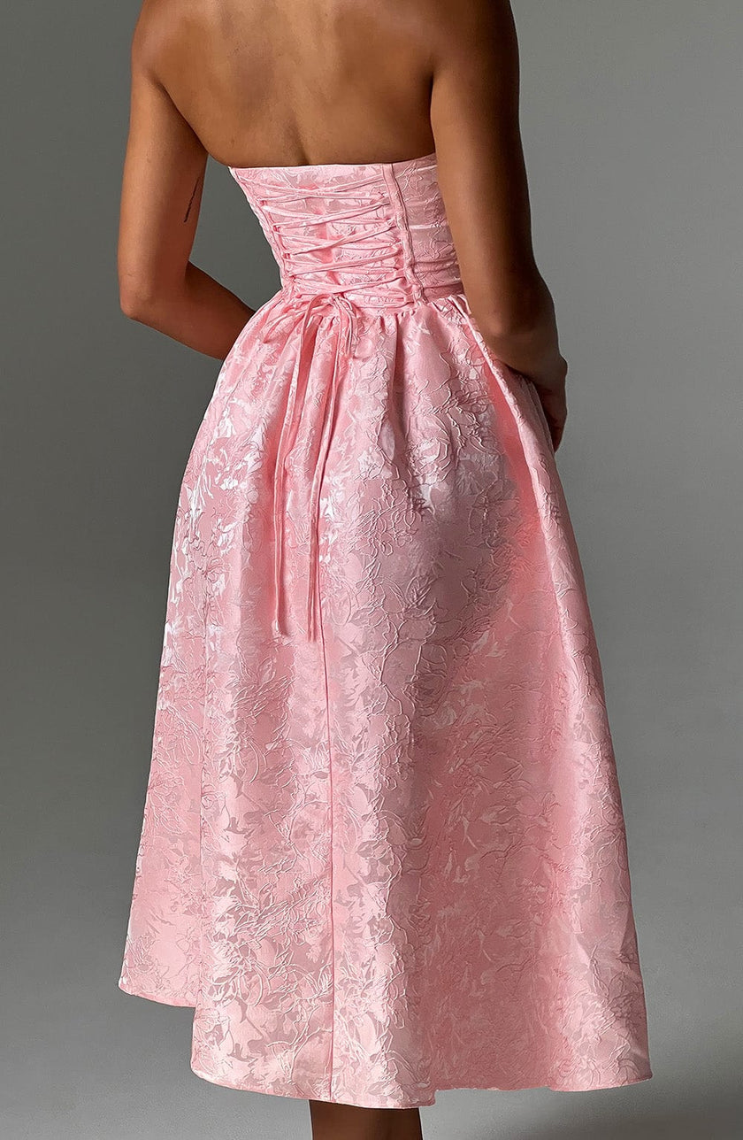 Sienna Midi Dress - Blush