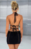 Sylvia Mini Dress - Black