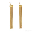 Simple Tassel Sterling Silver Fringe Drop Earrings Fay